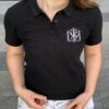 Футболка поло чорна